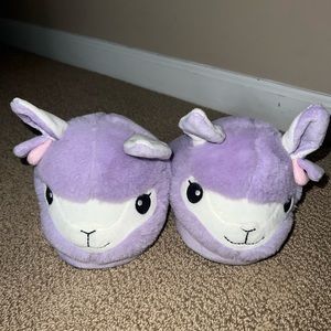 Kids Llama slippers